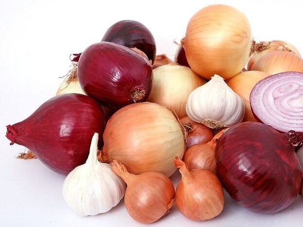 Aglio e cipolle per potenza