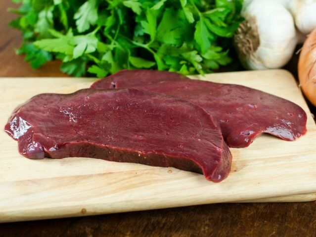 Fegato di manzo per potenza