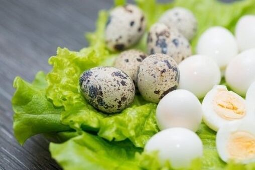 Uovo di quaglia per potenza