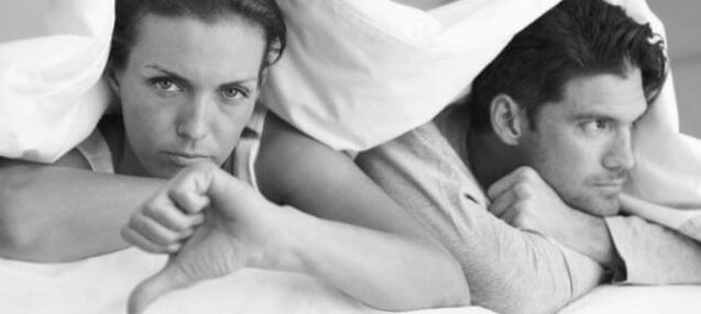 Un uomo ha problemi di potenza